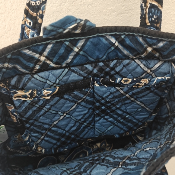 Vera Bradley Mini Purse Blue Navy Winsor Print - Picture 3 of 3